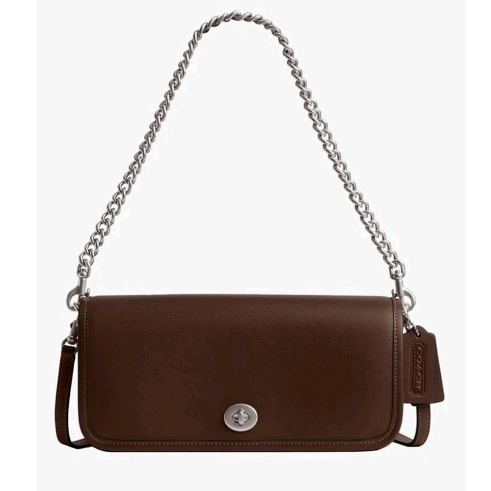 ISO coach dinky chain strap - silver